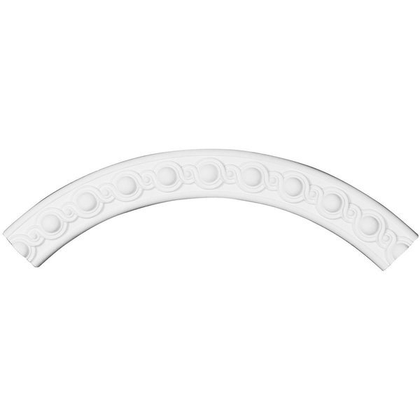 Ekena Millwork 35 1/2"OD x 29 1/2"ID x 3"W x 1"P Hillsborough Ceiling Ring (1/4 of complete circle) CR36HI